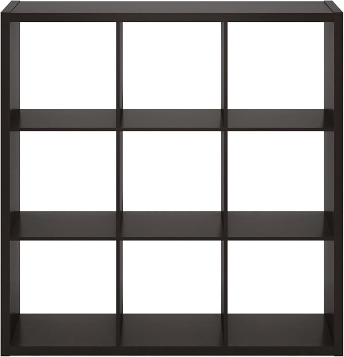 Furinno CUBICLE Book Shelf, 9-Cube Bookshelf, Extra Thick Frame Reversible - Image 11
