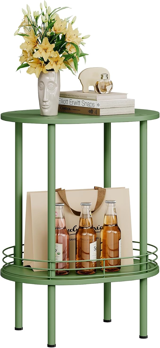 Small Modern Oval Side Table - Image 8