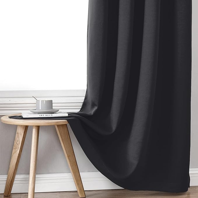 ChrisDowa 100% Blackout Curtains 90 inch Long - Image 7