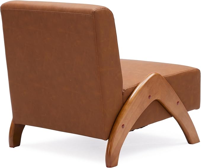 Oversized Accent Chair, upholstered armless mid Century Modern Living Room Chair - Image 8