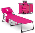 Goplus Tanning Chair, Folding Adjustable Patio Lounge Chair by Goplus