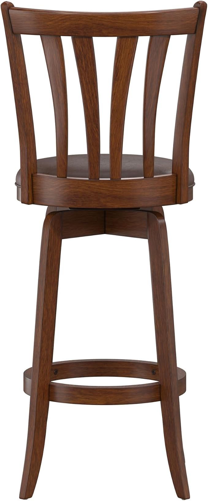 Hillsdale 29.5" Savana Wood Swival Bar Height Stool - Image 13