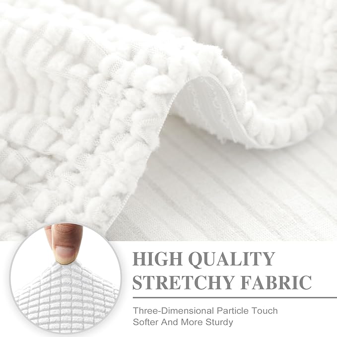 Couch Cushion Cover Chaise Lounge Cover Washable Separate Seat Chaise Couch - Image 4