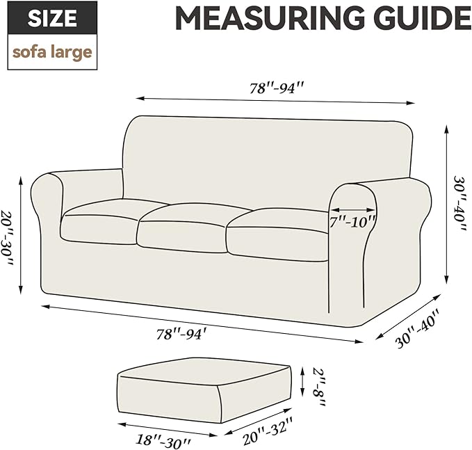 WEERRW Velvet High Stretch Couch Covers - Image 7