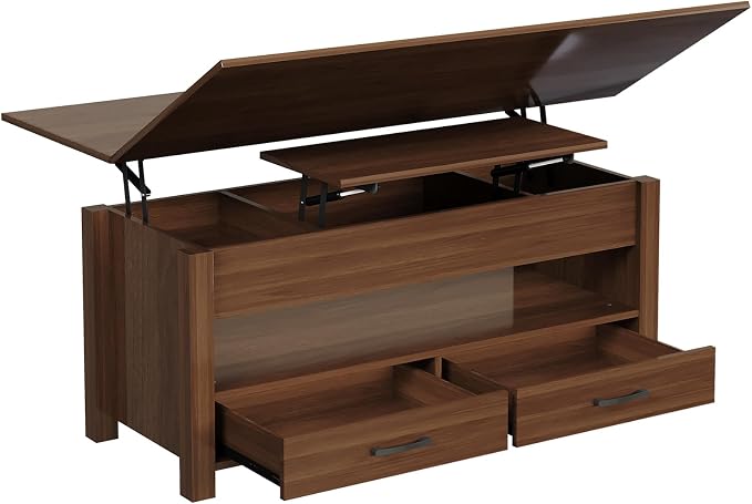 Garvee 40" Coffee Table Lift Top, Converts to Dining Table - Image 8