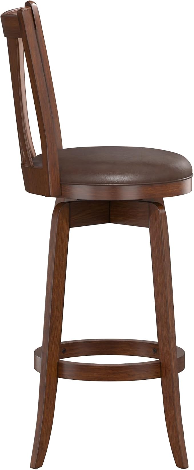 Hillsdale 29.5" Savana Wood Swival Bar Height Stool - Image 12