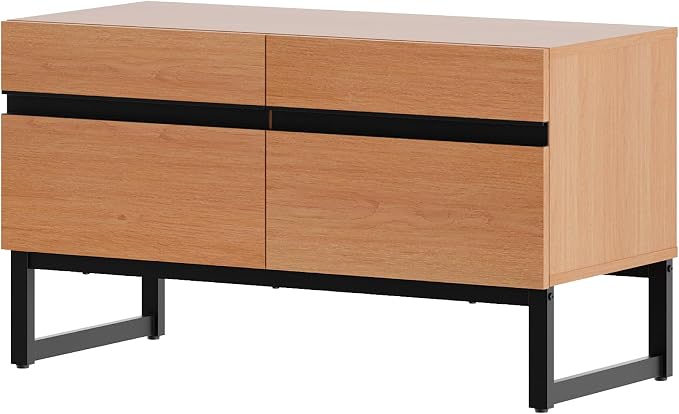 WAMPAT Modern TV Stand for 26-40 Inch TVs, Wood Entertainment Center - Image 8