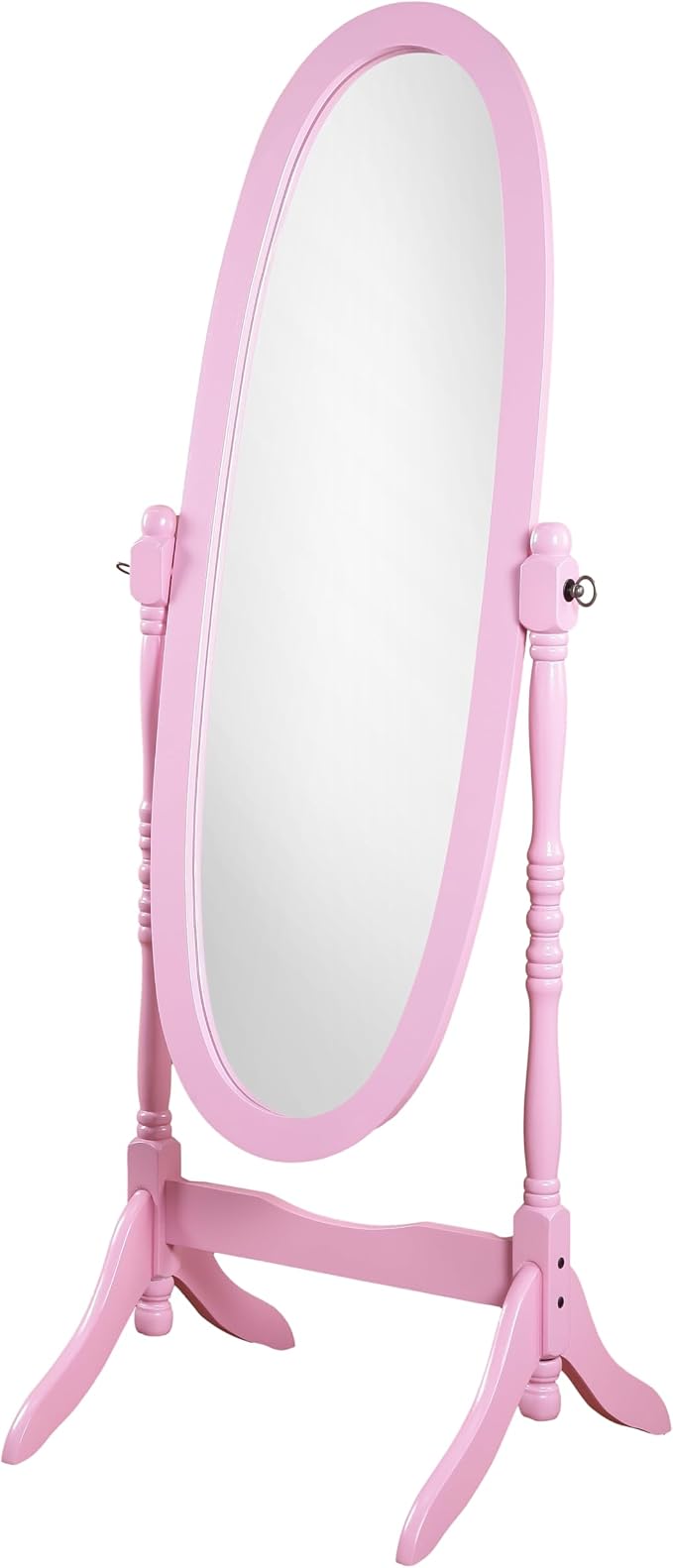 Roundhill Furniture Queen Anna Style Floor Cheval Mirror - Image 5