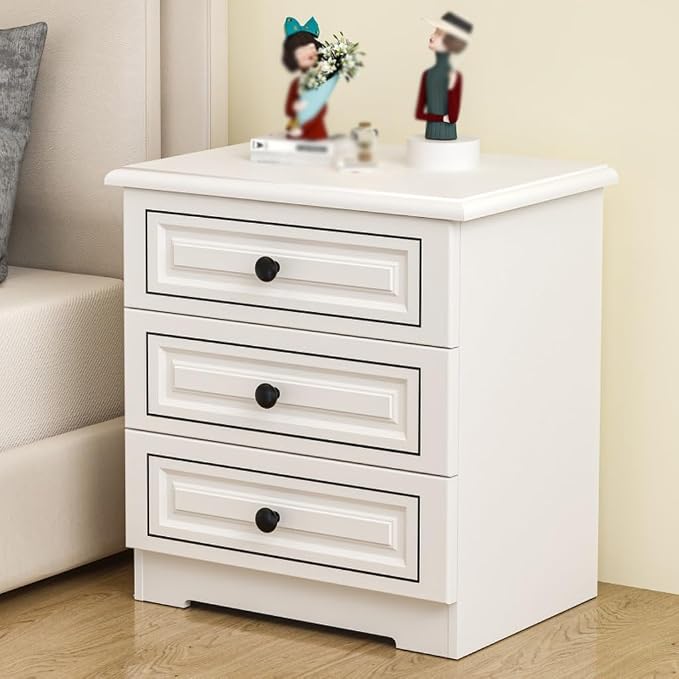 Bedside Table Light Luxury Solid Wood Bedside Table, Simple Home Storage Cabinet - Image 6