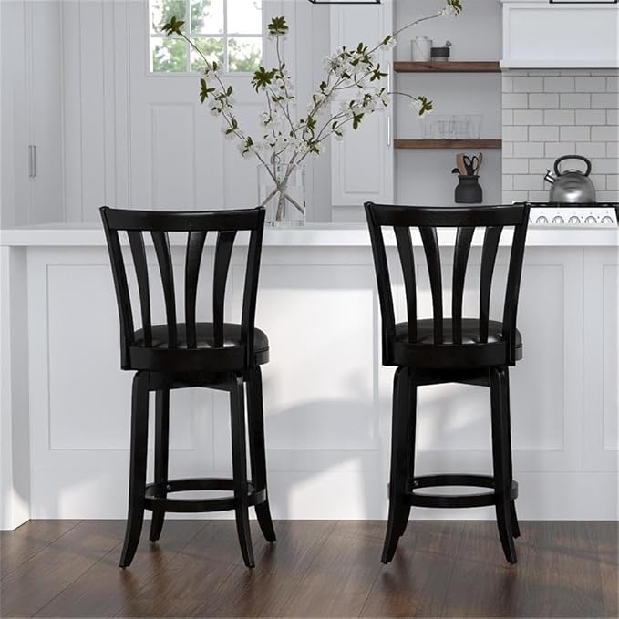 Hillsdale Savana Wood Kitchen Counter Height Stool, 29.5" High - Image 6
