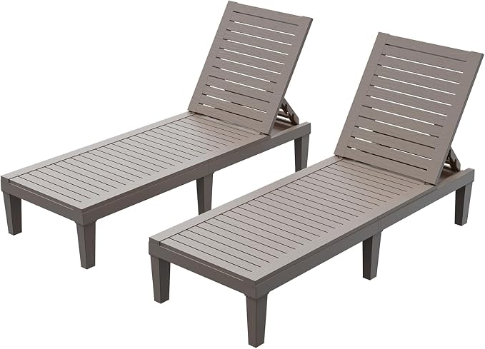 HOMSHADE Chaise Lounge Chair Outdoor by HOMSHADE