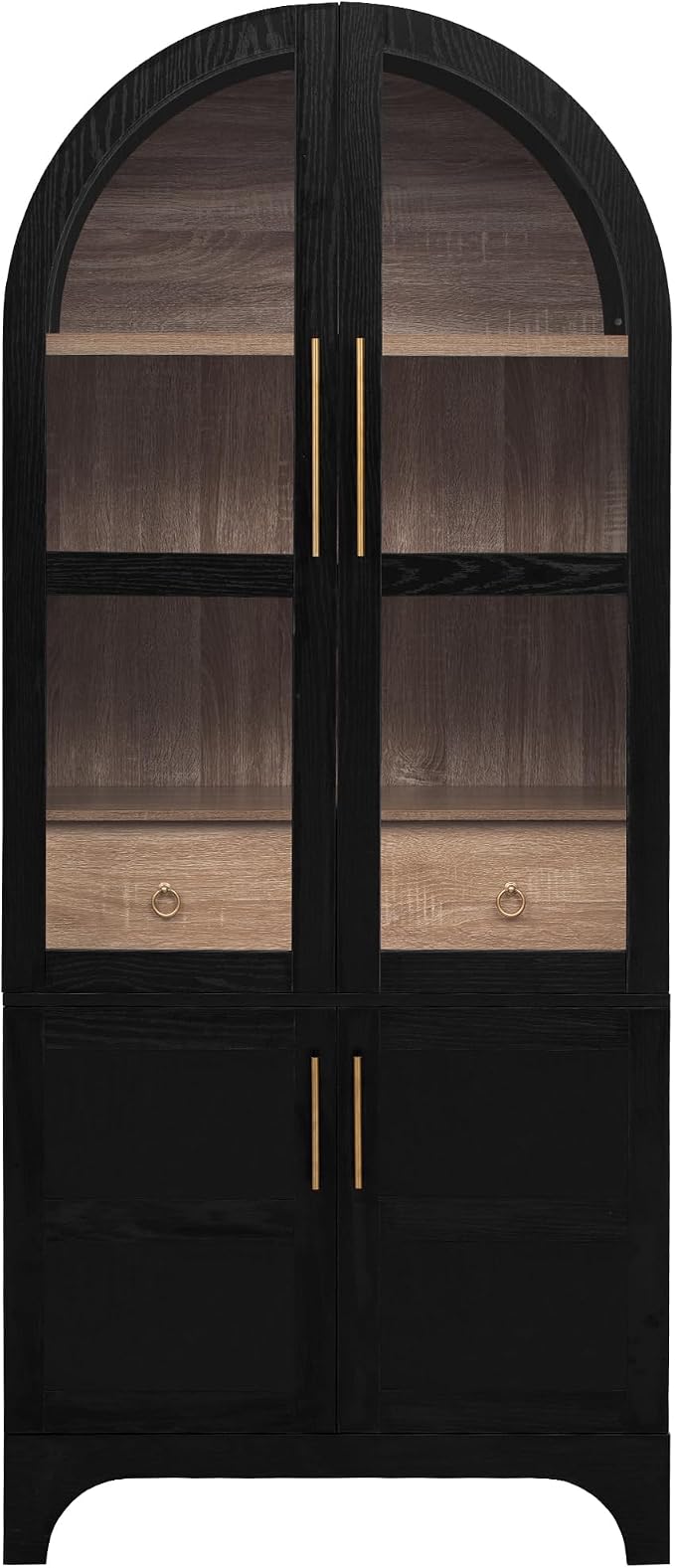 VilroCaz 71" Tall Arched Kitchen Pantry - Image 5