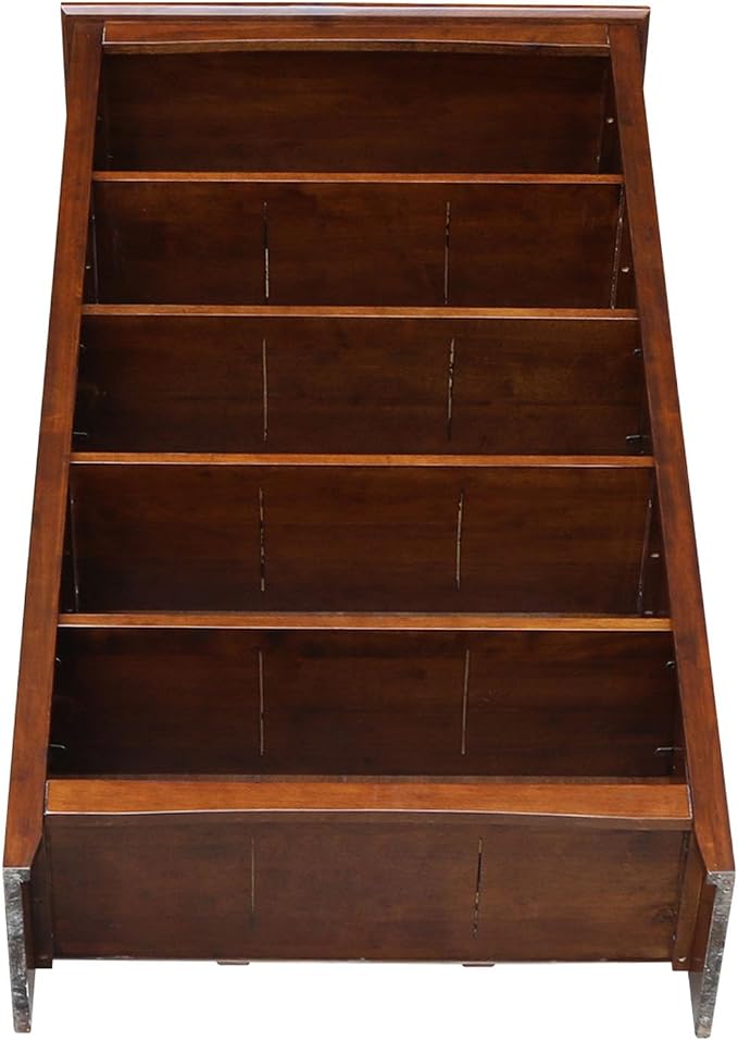 International Concepts, Solid Wood Bookcase 60" High, Adjustable Shelves - Image 8