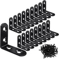 Vicuna R 18 Black L Brackets, Stainless Steel Corner Brace by Vicuna+R