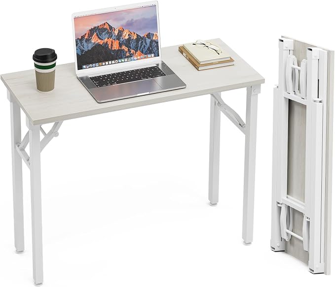 TEMI Small Computer Desk Folding Table by TEMI