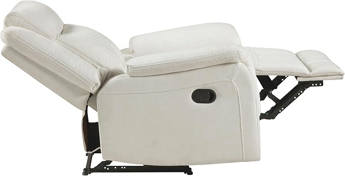 Lexicon Manual Recliner Chair, Polished Microfiber Reclining Sofa Chair - Image 14