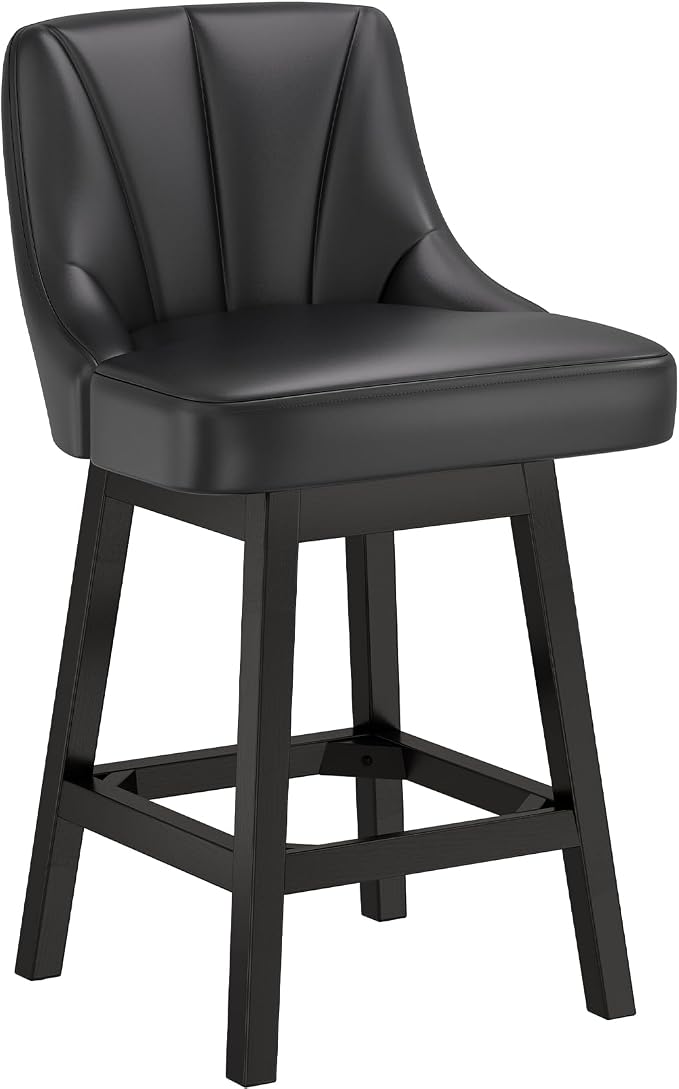 YaFiti Swivel Bar Stool 1 Pcs, 26 Inch Counter Height Bar Stools by YaFiti