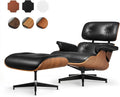 Top Black PU Leather, Mid Century Chaise Lounge Chair Indoor, Chair by MakeHomeBetter