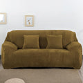 vctops 1-Piece Velvet Plush Stretch Loveseat Sofa Slipcover by vctops