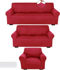 Peryiter 3 Pcs Couch and Loveseat Covers Set Sofa Cover by Peryiter