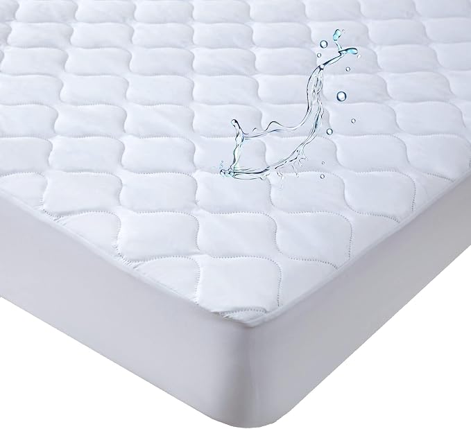 Kingnex Olympic Queen 66x80 Waterproof Quilted Mattress Protector Pad Super - Image 2
