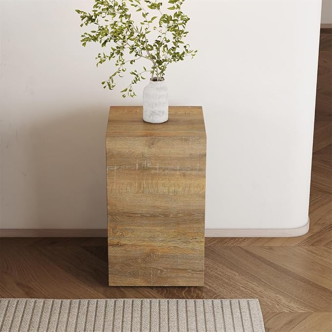 End Table, Side Table Living Room Table, Modern Sofa Couch Tables, Faux Marble - Image 6