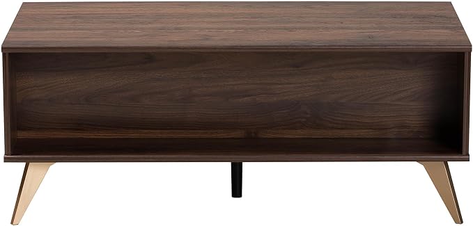 Baxton Studio Graceland Mid-Century Modern Transitional Walnut Brown Finished - Image 7
