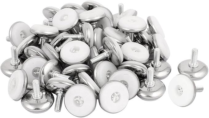 30Pcs Adjustable Furniture Leg Base Leveller Table Leveling Feet Pads, M6 x - Image 8