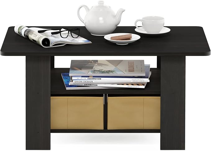 Furinno Andrey Coffee Table, Small Modern Center Table - Image 6
