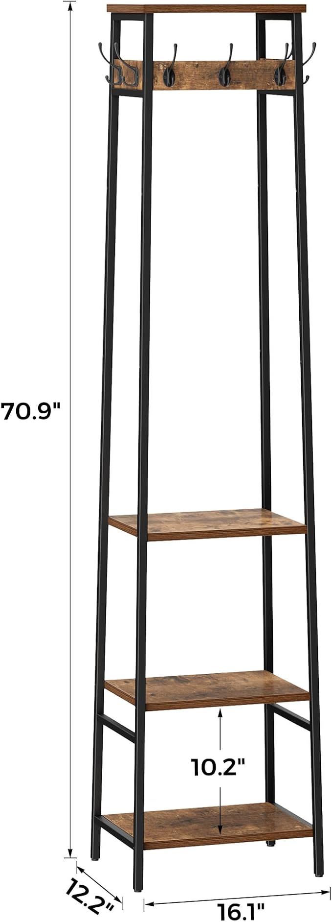 Coat Rack Freestanding, Coat Stand - Image 4