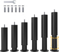 Adjustable 8-12 inch Bed Legs Metal Replacement Heavy Duty Leg M8 M10 Thread by Yireehome