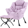 Tiita Lazy Chair with Ottoman, Comfy Leisure Sofa Armchair with Ottoman by TiitaHome