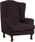 Turquoize Wingback Chair Covers 2 Piece Wing Chair Slipcover Stretch Slipcovers by Turquoize