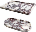 Real Luxurious Natural Marble Vanity Tray Genuine Marble Storage Tray by DUANYAN
