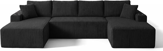 124" Oversized Sectional Couches - Image 7
