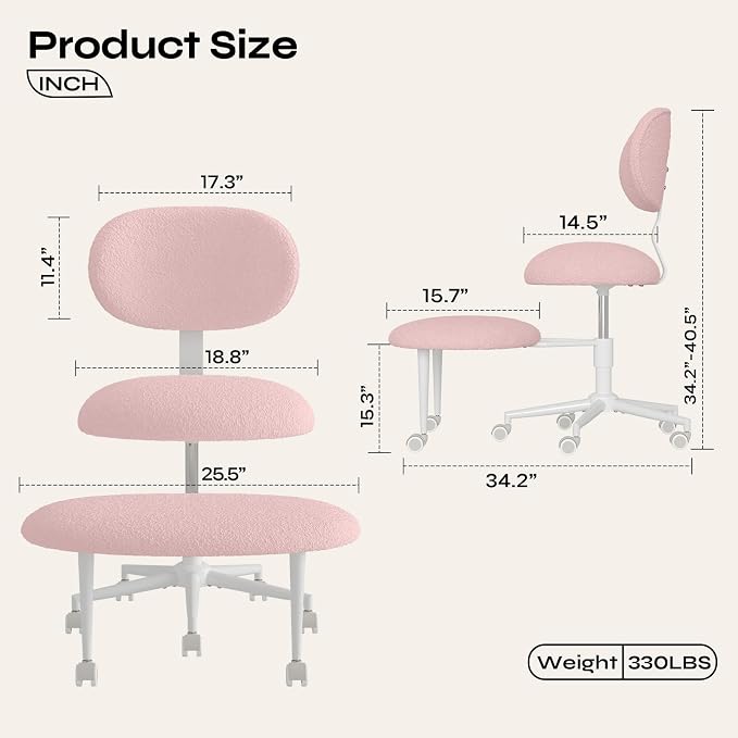 Pinmoco Ergonomic Cross Legged Office Chair - Image 2