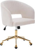 KCC Home Office Chair Swivel Desk Chair Accent Armchair Upholstered Modern by KCC