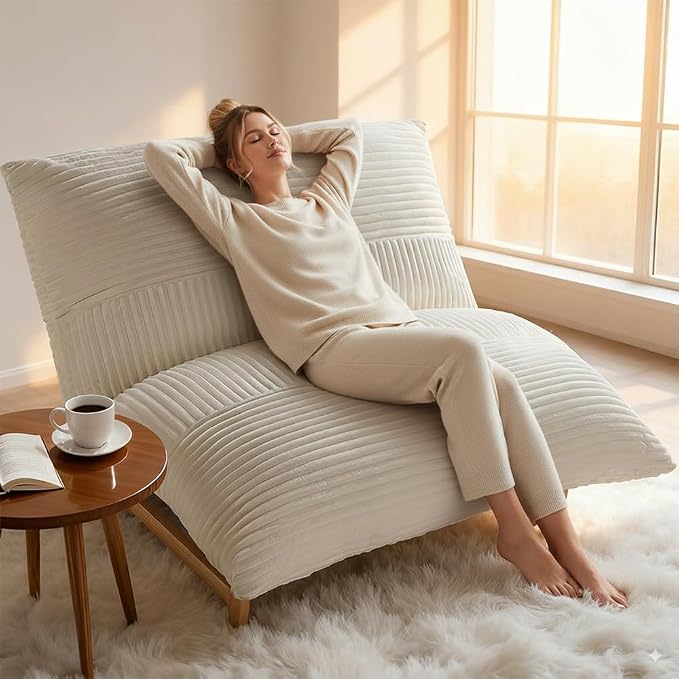 Oversized Cloud-Like Couch Single Seat, Extra-deep Seat Soft by VYUXWO
