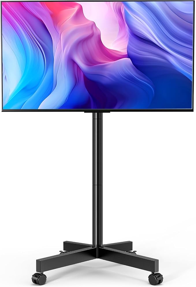 Mobile TV Cart Rolling TV Stand by Unknown