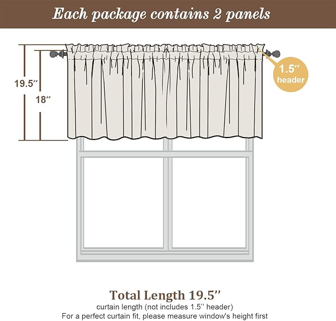 Chyhomenyc Light Purple Sheer Valances - Image 4