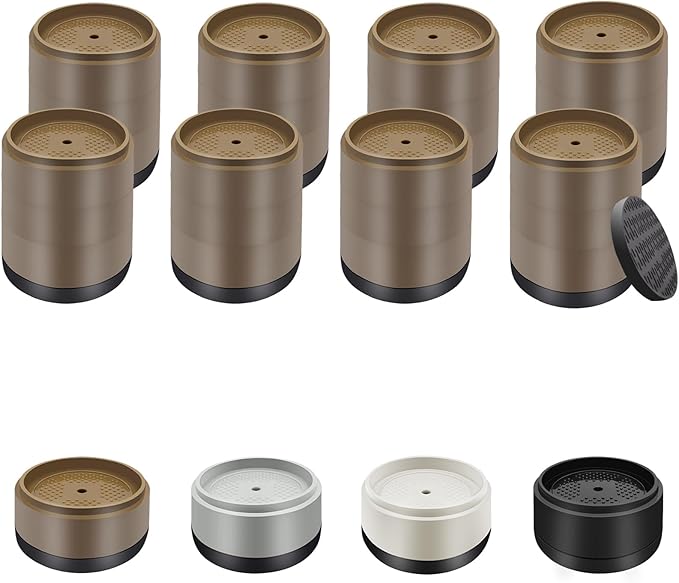 Furniture Risers Bed Risers Heavy Duty 1 inch, 2 inch, 3 inch, 4 inch Round by EnjoyLifeEnjoyHappiness