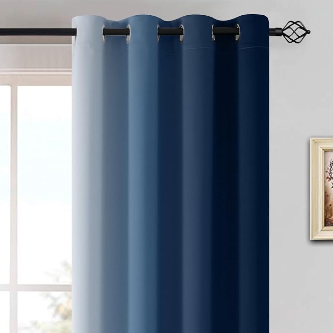 Yakamok 72 Inch Length Light Blocking Grommet Window Drapes - Image 3