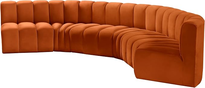 Meridian Furniture 103Cognac-S6B Arc Collection Modern | Contemporary Modular - Image 6