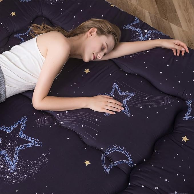 MAXYOYO Japanese Futon Mattress Floor Mattress Sleeping Pad Foldable Mat Roll - Image 3