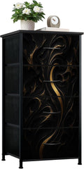 Dresser for Bedroom Dresser for Closet Abstract Marble Fluid Art Painting by Unknown