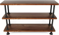 MUZIK 3-Tier Industrial Pipe Table Leg Set, Iron Base Legs Rustic Iron Pipe by MUZIKFurniture