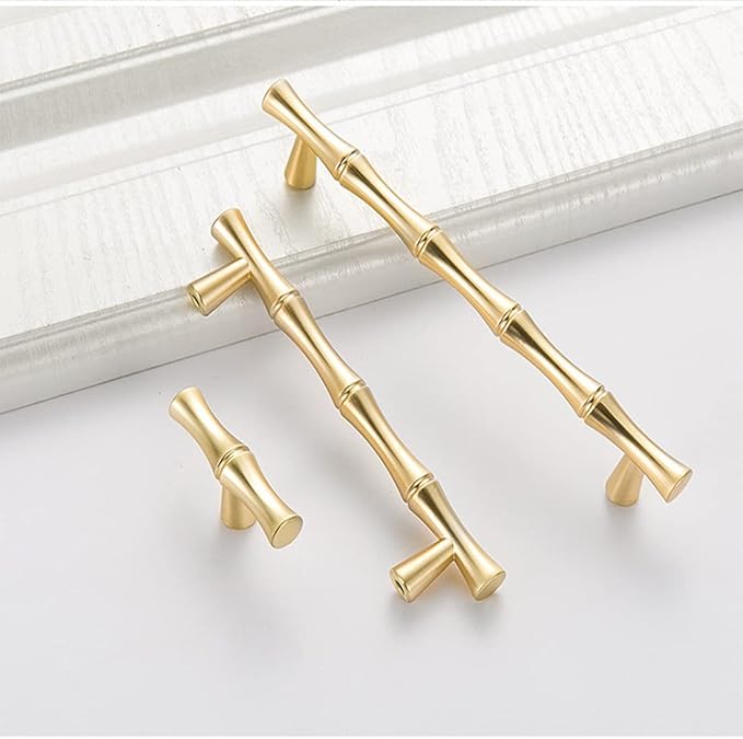 6Pcs Bamboo Shape Cabinet Knobs Handles pulls - Image 3