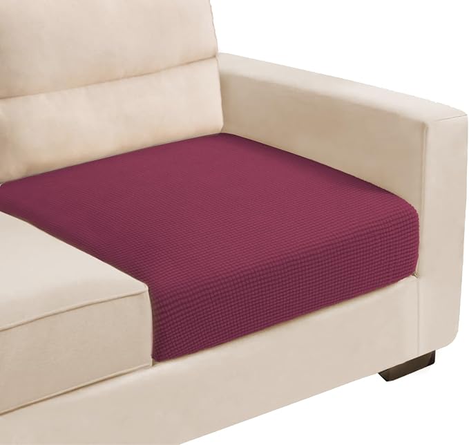 Water Repellent Single Seat Cushion Cover, Replacement Chair/Sofa Cushion by TOPYUMH