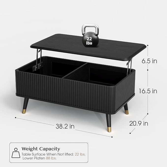 JOINICE Lift Top Coffee Table - Image 2