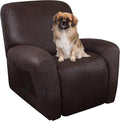 ANARACHON Recliner Chair Covers Leather Like, 4 Pieces Recliner Cover by ANARACHON